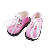 Обувь для куклы "Кожаные ботинки", цвет: розовый лаковый, длина 5 см 